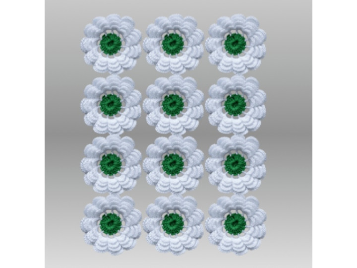 Ricorumi DK WI ***6 PACK***  (5 x Shade 01White & 1 x Shade 50Fir Green)