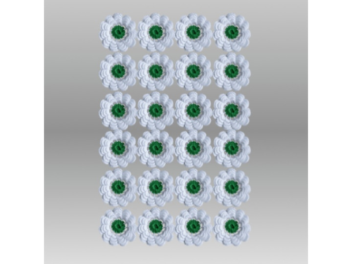Ricorumi DK WI ***12 PACK***  (10 x Shade 01White & 2 x Shade 50Fir Green)