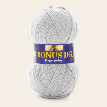 Hayfield Bonus DK - 814 Light Grey Mix