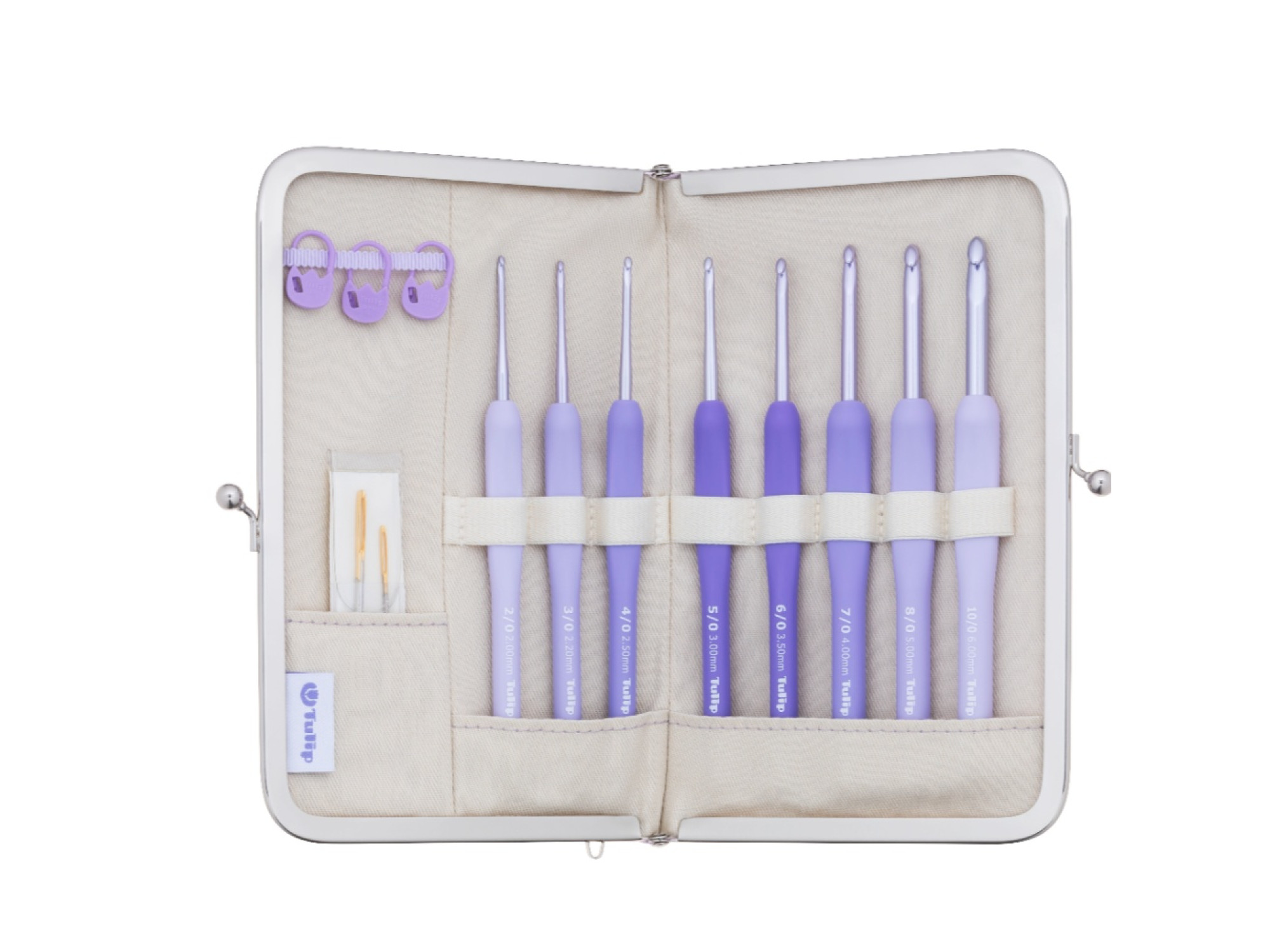 Tulip Etimo Murasaki Crochet Hook with Cushion Grip Set