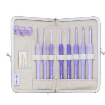 Tulip Etimo Murasaki Crochet Hook with Cushion Grip Set