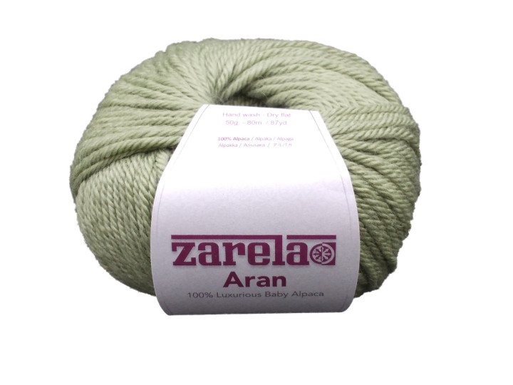 Zarela Aran Super Soft 100% Luxurious Baby Alpaca Yarn - Green