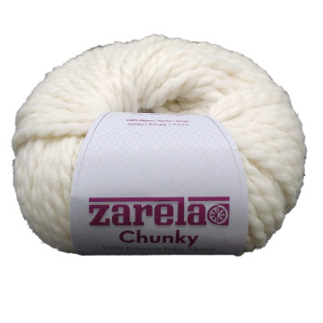 Zarela Chunky Super Soft 100% Luxurious Baby Alpaca Yarn - Fawn Cream