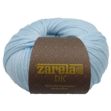 Zarela DK 100% Fine Superwash Merino Wool, 11457 Baby Blue
