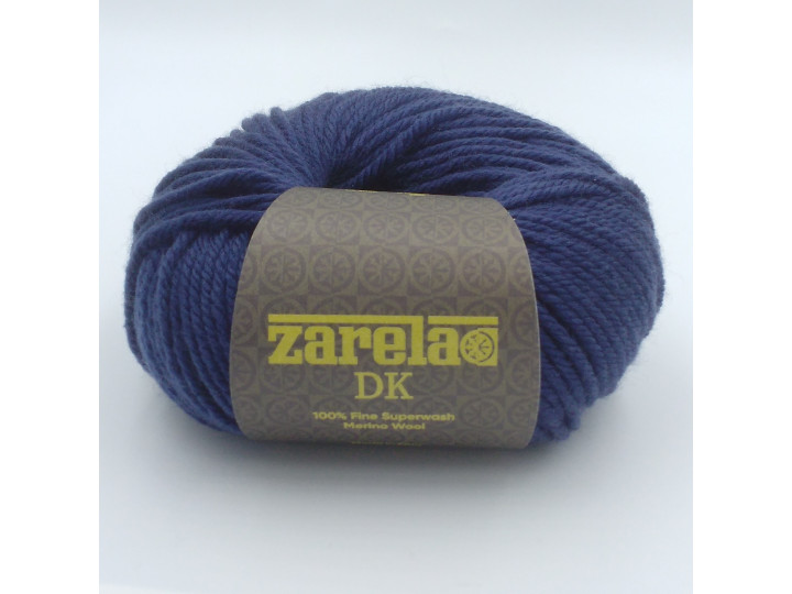 Zarela DK 100% Fine Superwash Merino Wool, 11394 Navy Blue