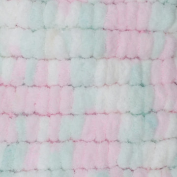 Zarela Baby Pom Pom Yarn 200g - 26 White-Pink-Mint