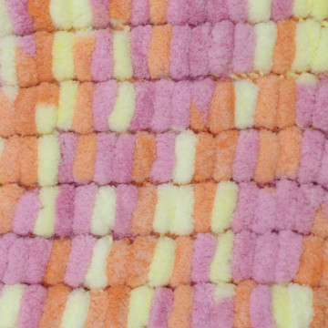 Zarela Baby Pom Pom Yarn 200g - 30 Yellow-Rose-Orange