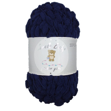 Zarela Baby Pom Pom Yarn 200g - 31 Navy