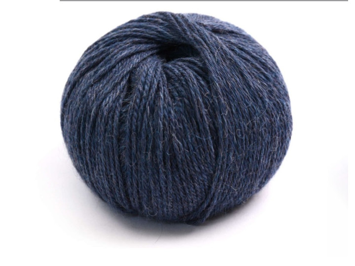 Indiecita Luxurious 100% Baby Alpaca Yarn - M66 Melange Blue