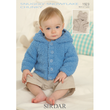 Sirdar Snowflake Chunky 1923 Jacket Downloadable Knitting Pattern
