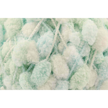 Rico Creative POMPON - 043 Aqua-White