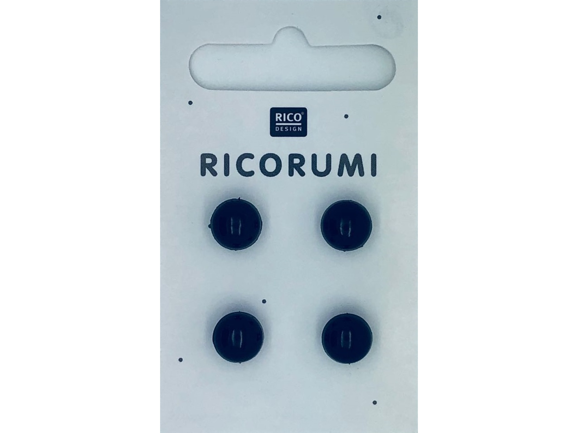 Rico Ricorumi Toy Eyes 714 Brown-Black 11mm