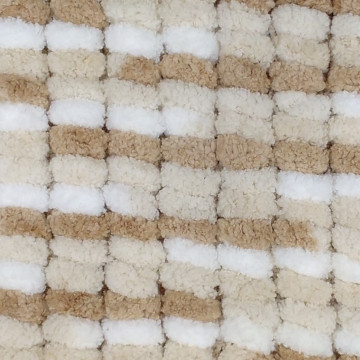 Zarela Baby Pom Pom Yarn 200g - 08 Brown Mix