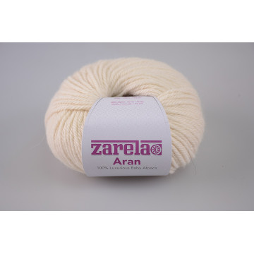 Zarela Aran Super Soft 100% Luxurious Baby Alpaca Yarn - Fawn Cream
