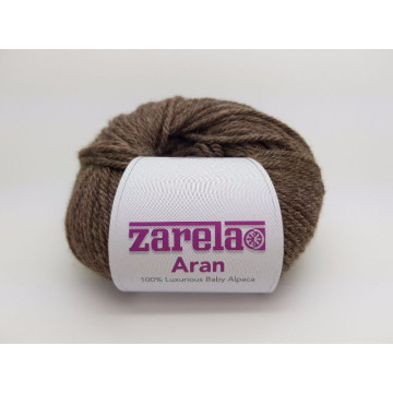 Zarela Aran Super Soft 100% Luxurious Baby Alpaca Yarn - Koala Brown